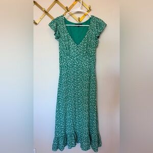 Banana Republic Green Sun Dress